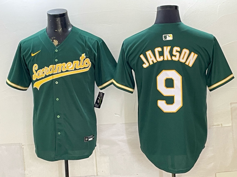 Men Oakland Athletics #9 Jackson green Nike 2026 MLB Jersey 0717003